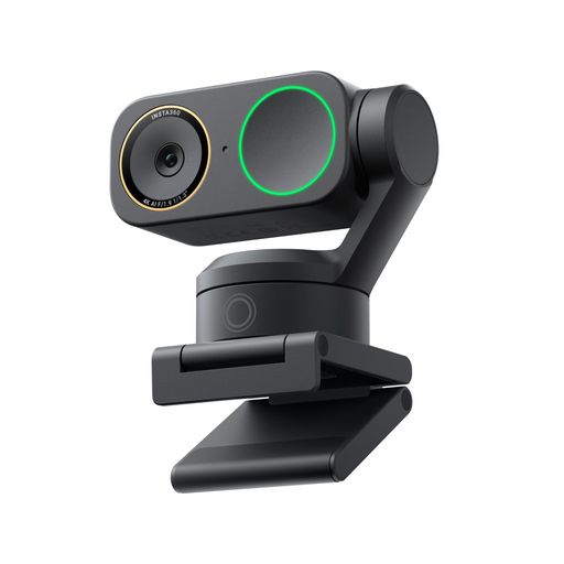 Insta360 Link 2 Pro Webカメラ 4K ウェブカメラ PTZ 1/1.3インチセンサー、低照度、AIトラッキング、HDR、マイク付き 指向性ノイズキャンセリングマイク、ストリームデッキ、会議用 Zoom Teams