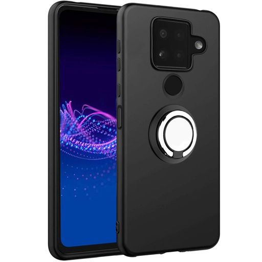 AQUOS sense4 Plus ケース リング付き シリコン 耐衝撃 sense4 Plus SH-M16 SH-RM1...