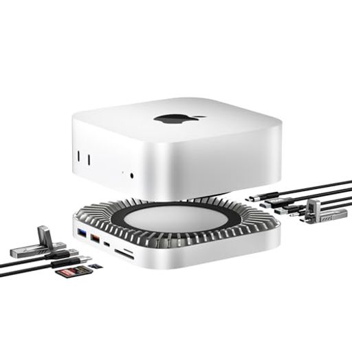【2024年新型Mac Mini M4/M4 proに完璧に対応】本製品は、2024年モデルの新型Mac Miniに最適化されており、10個のスロットを搭載したアルミニウム合金製の拡張ハブです。高級感のある頑丈なデザインで、Mac Miniのサイズにぴったり、外観もスタイリッシュで洗練されています。また、NVMe /SATA規格に対応した新しいSSDの増設により、容量を簡単に拡張できます。これにより、Mac Miniの使用体験が一新され、さらに便利にお使いいただけます。 【10in1拡張ハブ:データ転送速度と容量アップ】本製品にはM.2 SSD (NVMe Pcie / NGFF SATA) に対応、最大8TBの追加ストレージが可能です。さらに、TFカードとMicro SDカードを同時に使用できるスロットも完備。1xHDMI ポート(4K60Hz)、1x USB-Aポート(10Gbps)、1x USB-Cポート(10Gbps)、2x USB-Aポート(5Gbps)、1x USB-C(2.0)、1x USB-C(ホスト)を搭載しており、高速データ転送が可能です。