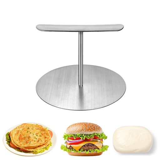 樂天商城 - Coolloodaミートプレスハンバーガーミートパティメーカープレスグリルプレスベーコンプレス食肉プレス肉押さえ均一に加熱耐久性鉄板焼きホットサンドパティ作り肉料理家庭料理