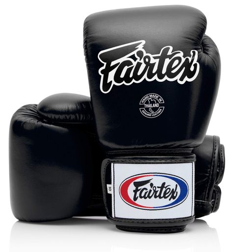 Fairtex BGV1 ムエタイ ボクシング トレーニング スパーリンググローブ メンズ レディース キッズ 軽量 衝撃吸収 14オンス ボクシンググローブ ブラック