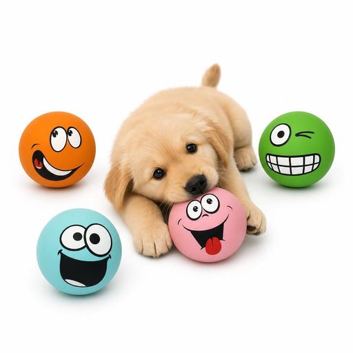 犬のおもちゃ ご了承下さい。 【絶え間ない犬の楽しみのためのきしむ設計】各おもちゃは機能的なきしむ犬のおもちゃで、押したり噛んだりするだけで、すぐに犬の注意を引くクリアな「きしむ」音を発します。 このきしむボールセットは、あなたの子犬を何時間も従事させ、退屈と破壊的な行動を減らします。 ご了承下さい。 【安全な噛み心地のエコラバー】無毒で耐久性のある環境に優しいゴム製で、ペットが毎日噛んでも安全です。 素材は犬の歯ぐきを保護するのに十分な柔らかさですが、通常の遊びに耐えるのに十分な強度があり、長期間使用できます。 ご了承下さい。 【犬を魅了する鮮やかな4色】オレンジ、グリーン、ピンク、ライトブルーの4色の明るい色が入っています。 これらの目を引く色合いは、犬が(芝生やカーペットの上でも)見つけやすく、遊び時間をより楽しくし、自然な好奇心を満たします。 ご了承下さい。 ほとんどの犬に最適な2.4インチサイズ:2.4インチの丸いサイズで、このきしむ犬のおもちゃは小型から中型犬に最適です。 ペットが持ち運び、取り出し、噛みやすく、室内遊び、屋外でのフェッチ、インタラクティブなゲームに適しています。 ご了承下さい。
