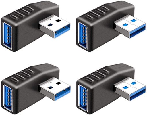 【90°直角設計】USB 3.0 A(オス)-USB A(メス)L型USB直角アダプタ。USBポートの向きを自由に変換できます。 【材質】殻はPVC材料を採用し、環境に優しく滑りにくく、長持ちする。小型設計で持ち運びに便利なUSB 3.0変換コネクタ。 【自由変換】本製品は雄雌L型USB直角アダプタを採用し、USBデバイスの接続方向を変更し、右または左または下に曲がる。USBメモリなどの向きを変えてスペースを節約できます。スムーズに糸を引くことができ、脱線やフックを防ぐことができます。 【高速伝送】このUSB 3.0スイッチは高速伝送規格のUSB 3.0バージョンで、最大伝送速度5 Gbps(USB 2.0の10倍)に相当する。転送時間も大幅に短縮されました。幅広い互換性があります。 【取り付け簡単】駆動不要で、挿入するだけで使用できます。便利なL型usb型変換アダプタで、周辺機器の向きを変えることができます。互換性USB 2.0やUSB 3.0は、データやファイルなどのUSBポート付きデバイスを転送できます。