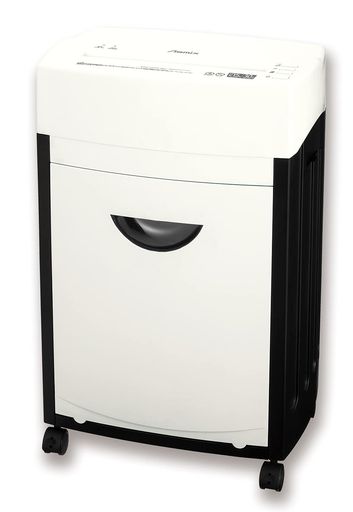 A3用紙対応のシュレッダー。A4横入れ出来るから時間短縮 オートクリーニング機能搭載。100回毎に自動で刃のクリーニングを行います A4用紙まとめて最大17枚、A3まとめて最大11枚細断可能 連続細断時間30分 グリーン購入法適合商品