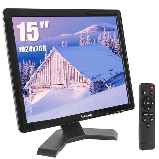 ゲーム 【15インチHDMI VGAモニター】この小型LCDモニターは1024x768の解像度を持ち、優れたカラーディテールを提供します。15インチの超薄型ベゼルデザインと、4:3のアスペクト比が、視界をより広くします。 【マルチインターフェース】このモニターはHDMI、AV、BNC、VGAポートを備えており、ラズパイ、コンピューター、PC、CVBSカメラなどと接続することができます。さらに、USBポートを備えており、Uディスクを直接再生することができます。 【幅広い用途】防犯CCTVシステム、リアビューカメラ、PCモニター、またはSTB用のモニターとして使用できます。ゲームのプレイやコンピューターの使用にも適しています。 【画像反転】このモニターは、防犯CCTVシステムで広く使用されている画像ミラー機能に対応しています。家庭用の防犯モニターや下水道検査モニターとして使用できます。 【2通りの設置方法】このモニターは専用のスタンドでデスクの上に取り付けることができます。また、パッケージには付属品としてVESAブラケットとネジが入っているため、壁にも簡単に取り付けられます。