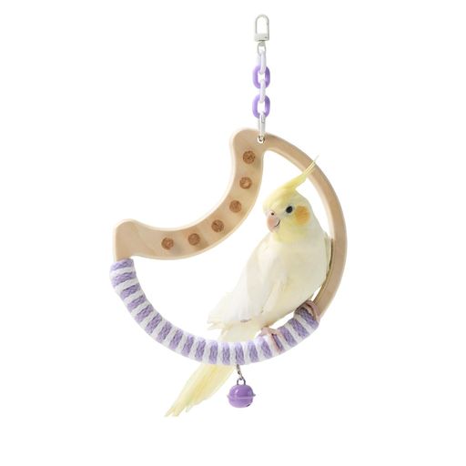 飛びかかる 組み立てが簡単で耐久性に優れている:このインコ おもちゃは取り付けが簡単で、2つのユニークな形状オプションがあります。月型(18x18cm)と木型(18x16.7cm)。高品質のピネ木材を使用し、固定ポイントとベルにはコットンロープと金属を使用しているため、耐久性があります。鳥ケージにスタイリッシュなアクセントを加えることができます。 インタラクティブな回転デザイン:回転機能は鳥が物理的な活動に参加を促し、羽毛の友達の全体的な健康とバランスをサポートします。鳥のおもちゃとして、鳥たちが楽しく遊べるデザインです。 健康的なくちばしと爪のケア:天然木材で作られ、マルチカラーの高級コットンロープが付いているこのとまり木は、くちばしのメンテナンスや爪の手入れのための噛む機会を提供更多く提供し、健康的なくちばしのケアと爪の手入れを促進します。インコおもちゃとして最適です。 小から中型のインコに適しています:エクレクタス、オカメインコ、セキセイインコ、ラブバードなどの種類を想定して設計されており、これらの鳥の遊び好きで活発な性質に対応しています。鳥 ブランコとしても使用できます。