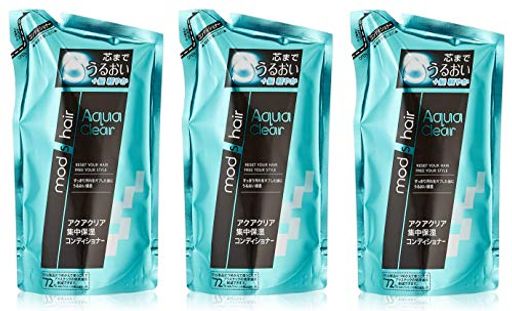 【3個セット】モッズ・ヘア アクアクリア 集中保湿コンディショナー つめかえ用 350mlx3個