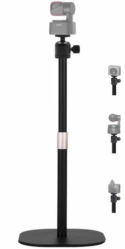 高耐久ウェブカメラスタンド、18インチの卓上ウェブカメラ三脚ホルダー OBSBOT Tiny 3 / Tiny 3 Lite/Tiny 2/ Tiny SE/Meet 2 / Meet SE/Meet SE/Meet/Tail Air/Tail