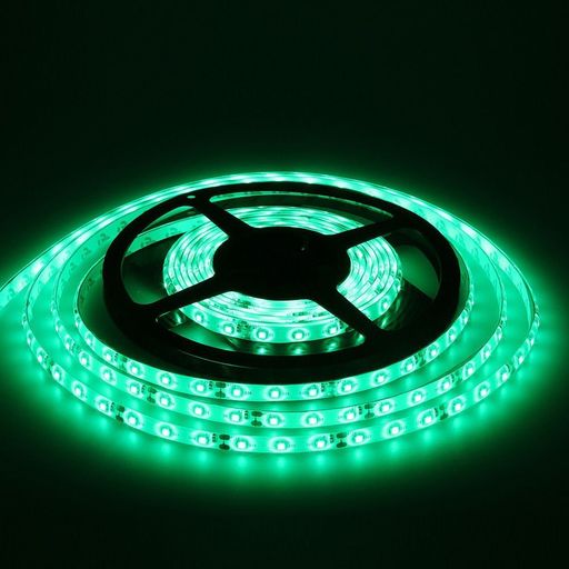 カラー:グリーン 総LED数:600個 2835/3528SMD 高さ:約2mm 幅:約8mm 消費電力:1mあたり4.8W 全長5mで24W 自由度:2.5cmごとに切断可能 防水: 一般防水仕様 IP65 DCコネクター 変換プラグ が付属しております