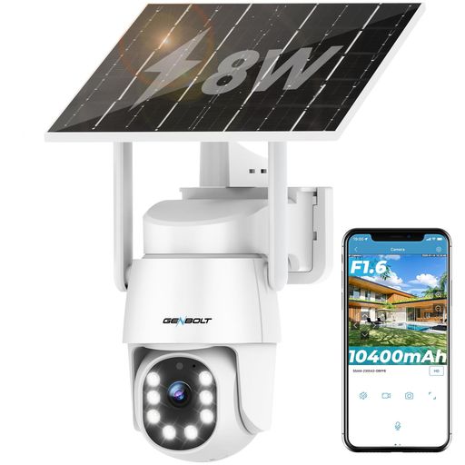 GENBOLT 2K 防犯カメラ 屋外 ソーラー WiFiカメラ AOV 24/7録画 電池式 監視カメラ...