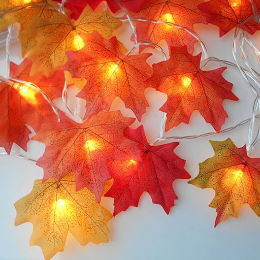 ハロウィン 飾り LED 紅葉ライト ソーラー充電式 30灯 6m ストリングライト 屋外 室内 装飾