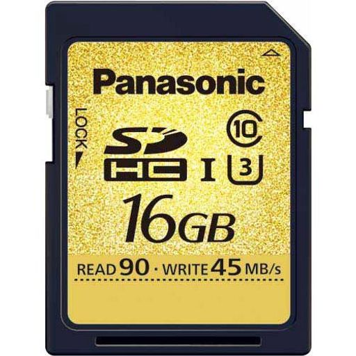 UHSスピードクラス3対応SDメモリーカード。