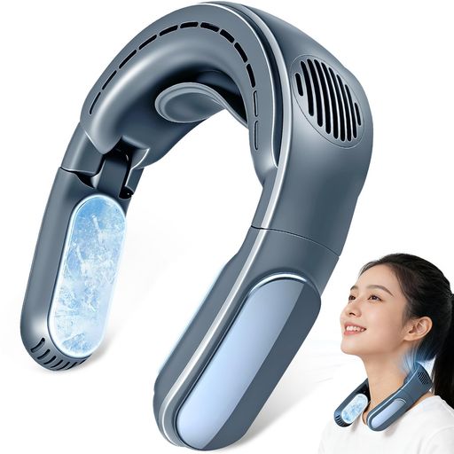Favoreal ネッククーラー 冷却プレート付き ネックファン 首掛け扇風機 ペルチェ素子【2026夏限定・瞬間冷感-20°C・3段階風量・3段階冷感調節・両手解放・折りたたみ】大風量 LEDディスプレ…
