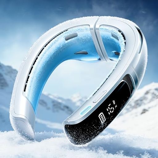 RANVOOネッククーラー冷却プレート首掛け扇風機全周ペルチェ素子5.0ICEMAXTM冷却技術再進化720°立体冷風上下強風アプリ操作6000mAh大容量バッテリーAI電力管理