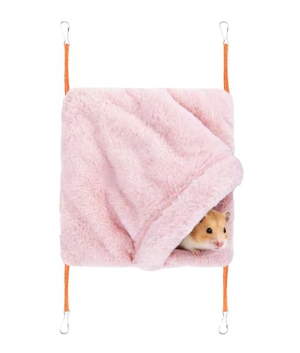 樂天商城 - ハンモックペット寝袋小動物用ハウス寝床寝袋巣箱眠れる冬用寒さ対策ペットベッド隠れるふわふわ秋小鳥チンチラモモンガフェレットシマリスふわふわモルモット用の睡眠ネストベッド