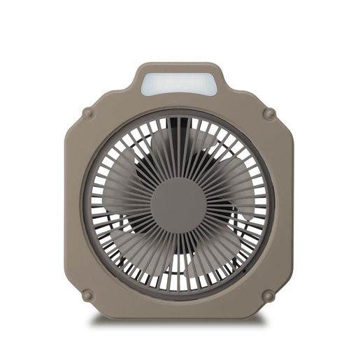 【アウトドアに最適】 ドウシシャ WindGEAR 扇風機 アウトドア向け 14cm LEDライト...