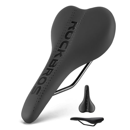 ROCKBROS 自転車 サドル 低反発 サドルクッション 痛くない 人間工学 衝撃吸収 防水 防塵 耐摩耗 軽量 ソフト ロードバイク