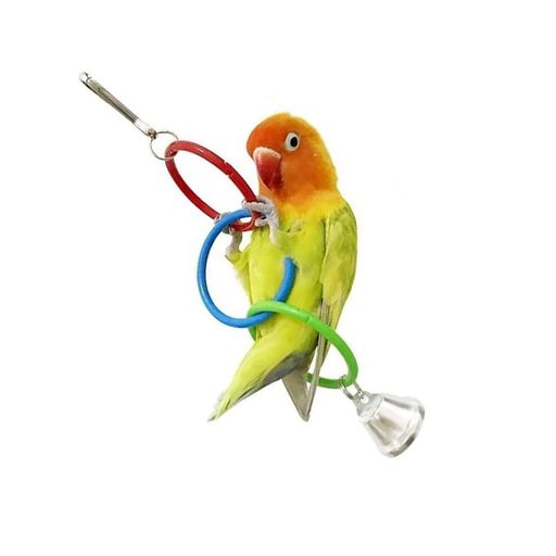 YIBOOOM バードトイ 1個セット 鳥おもちゃ 鳥用 コットン オウムブランコ 吊下げタ...
