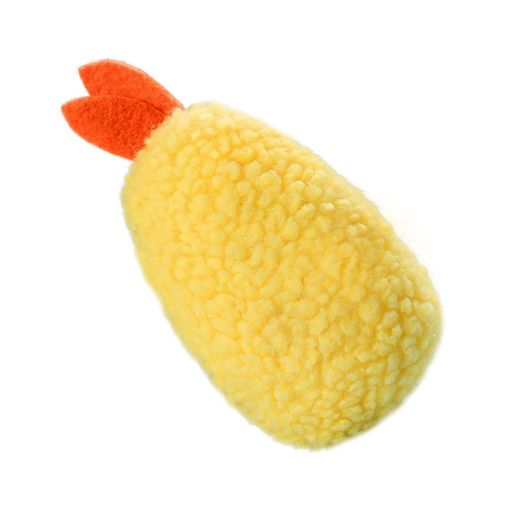 噛みつきにくい歯ぎしり咀嚼おもちゃ かわいいエビフライ犬ぬいぐるみ 噛みつきにくい歯ぎしり咀嚼おもちゃ
