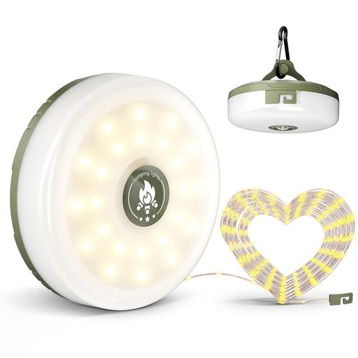 ランタン ストリングライト 2 in 1 【CONYM 2024年に向けて】 LED ランタン ストリングライト付き 9つ点灯モード切替 10M 100球 RGB点滅 キャンプ/クリスマス/新年/お祝い日/誕生日/パーティーに飾…