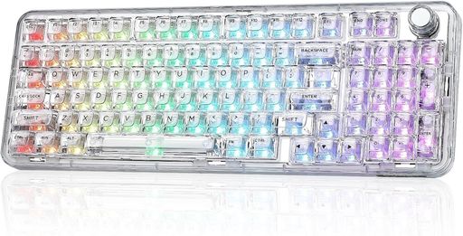 三つモード接続 &amp; マルチデバイス対応:​​ YUNZII X98 メカニカルキーボードは ​​有線(Type-C)/ 2.4GHzワイヤレス / Bluetooth​​ の3モード接続をサポート。Type-C有線モードは​​PCゲーミングキーボード​​愛好家向けに超低遅延を実現し、ワイヤレスモードはデスク上の配線を整理。このゲーミングキーボードは​​5台までのデバイス(ノートPC/Mac/Chromebook/モニター等)と瞬時切り替え​​可能 QMK/VIA カスタムキーボード &amp; ノブ​付き:​ 98%レイアウトのYUNZII X98メカニカルゲーミングキーボードは ​​オープンソースファームウェアQMK/VIA​​ と機能ノブを搭載。キー再配置・レイアウト変更・マクロ作成・RGB効果調整・回転ノブ機能(初期設定:音量)のフルカスタマイズが可能。ゲームや作業環境に応じた複数プロファイル設定をサポート ホットスワップキーボード &amp; プレルーブ済みスイッチ​​: X98カスタムキーボードは​​3ピン/5ピン両対応ホットスワップソケット​​を搭載。