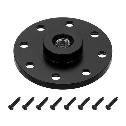 PATIKIL 3/8” ネジ式三脚アダプターホルダー 直径20mm アルミ合金フランジ壁取り付...
