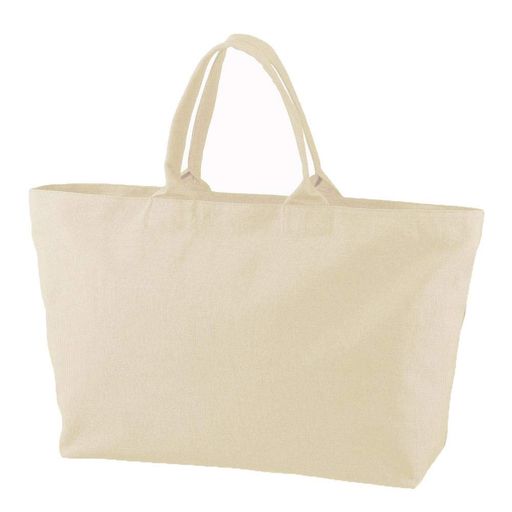 [ユナイテッドアスレ] 14.3オンス キャンバス ジップ トートバッグ 151501 ナチュラル ONE SIZE