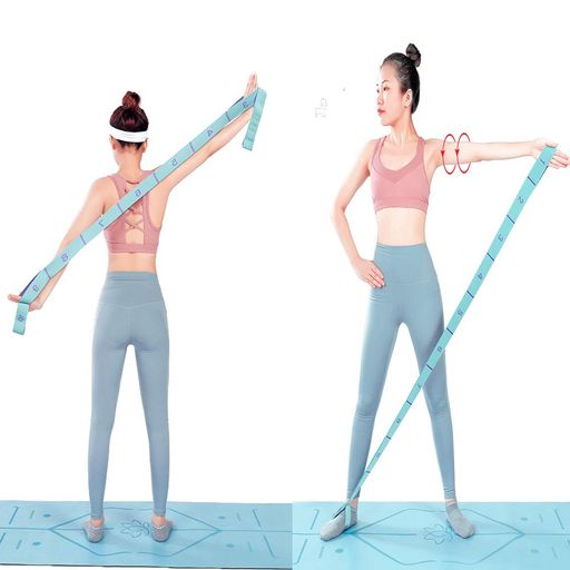 バレエストレッチバンド トレーニング 11段階の強度 ループバンド ストレッチ用品 ...