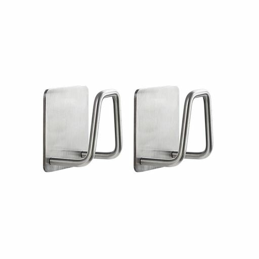 【サイズ】:幅49x 高49 x奥32mm。当社の自粘着式フックは吊り下げ式のシャワーやバスルームアクセサリー、傘、スカーフ、タオル、バスローブ、鍵、コートなどが掛けられます。 【穴あけ不要】:簡単に設置可能。ツールなし、ネジなし、フィルムをはがして、滑らかな面に貼り付けるだけでOKです。 【超強力壁掛けフック】最大耐荷重10kgの粘着フックです、3M粘着シートの強力な粘着力でしっかり固定するので、安定感があり耐久性にも優れています、穴あけも不要で、壁などを傷つけません。 【錆びない、水に強い】高品質の304ステンレス鋼を使用しているため、この粘着フックは防水性と錆びにくさを備え、長い耐用年数があります、また、フックの角は滑らかで、衣類や手を傷つけることがありません。 【非適用範囲】凹凸面、ザラザラした面、表面が剥がれやすい面、曲面、木壁、漆喰、モルタル、塗装壁、クロス(壁紙)貼りの面(剥がすとクロスまで剥がす)、石灰モルタルの壁(取り付け面を傷つけることがある)、電子レンジの周囲など41°C以上のところ、ワックスを塗ったところ、カビ止め加工したところ、直射日光が当たるガラス面など。