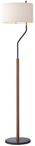 Other - インターフォルム フロアライト LT-3913 フェリット 電球なし・別売 ブラック ウッド 真鍮 インダストリアル