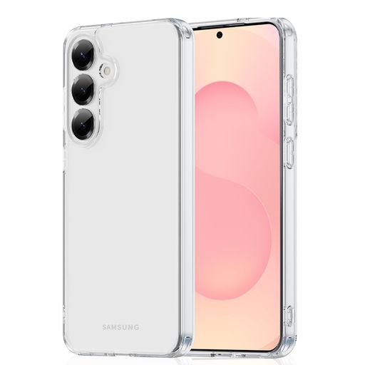 HinZann TPU ケース Samsung Galaxy S25 Plus 5G 対応 カバー クリア 防指紋・耐衝撃 角強化・超薄軽量・防黄変・ストラップホール付き・耐久性 カバー ケース Samsung Galaxy S25 Plus 5G 用