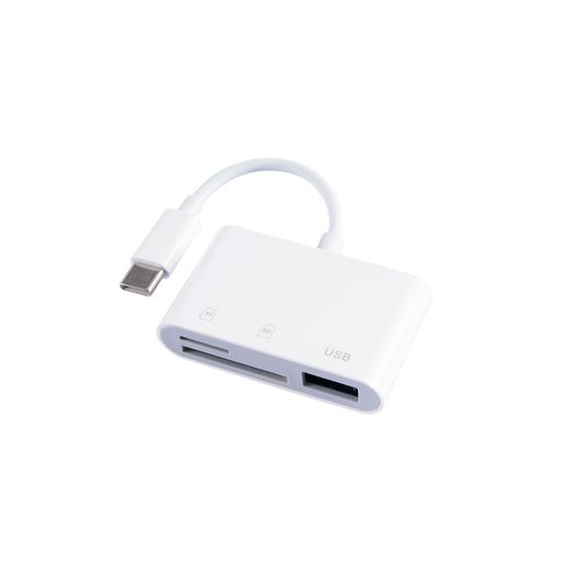 【3in1多機能設計】SDカード、TF(Micro SD)カード、USBメモリの3種類のメディアに対応したオールインワンリーダーです。ファイルアプリを開くだけで、写真や動画、音楽、WordやExcelなどのドキュメントを双方向に転送でき、スマホのストレージ容量不足を簡単に解消します。 【高速USB3.0転送】USB3.0技術を採用し、最大5Gbpsの超高速データ転送を実現。高画質の動画や大量の写真も数秒で転送可能。最新チップにより転送の安定性と安全性も確保され、効率的なファイル管理をサポートします。 【OTG&amp;プラグアンドプレイ】OTG機能に対応したType-C端子搭載デバイスで、ドライバや専用アプリ不要で即座に使用可能。パソコンがなくても、カメラで撮影した写真をスマホに直接転送でき、旅行先や外出先でのデータ管理がとても便利です。 【携帯に便利なコンパクト設計】軽量でコンパクトな本体はポケットやバッグにすっきり収納でき、持ち運びに最適。高品質な素材と強化されたケーブル設計で耐久性も高く、ご旅行や出張時の心強い相棒となります。