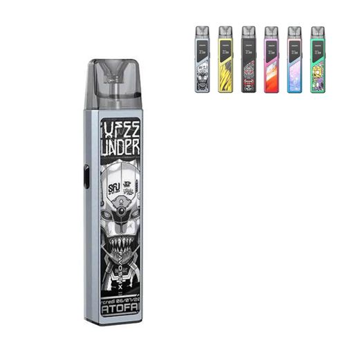 アスパイア Favostix 2 電子タバコスターターキット ファボスティックス 2 持ち運びシーシャ 30W 1000mAhバッテリー MTL&RDTL pod型ベイプ OLEDスクリーン ニコチンなしリキッドなし (kit- grey)