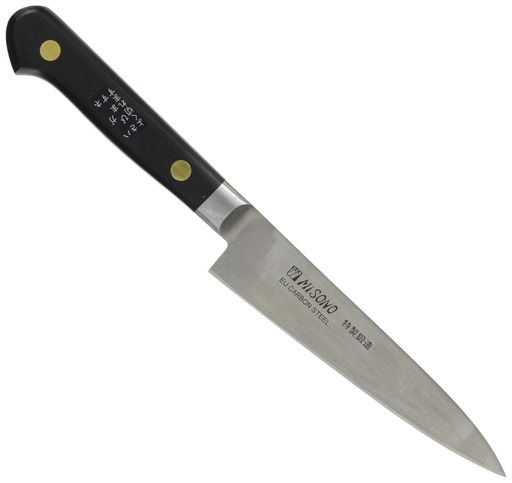 メーカー型番:131 サイズ:刃渡り 12 全長 22CM 背厚:1.6MM 重量:65G 材質:ハイカーボン高純度工具鋼 ハンドル:黒強化木 原産国:日本