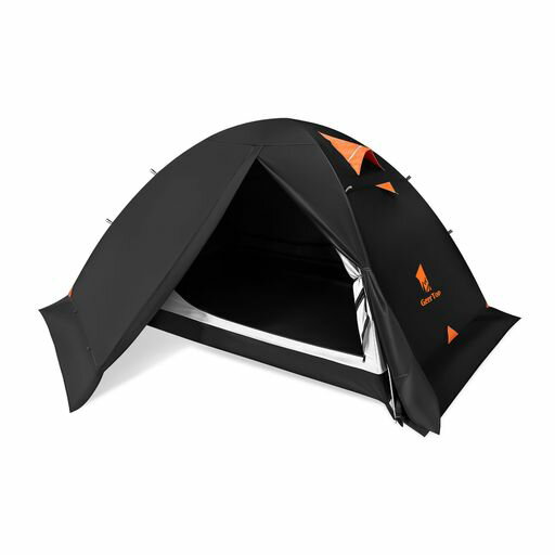 Geer Top テント 2人用 ブラックコーティング 遮光 オールシーズン