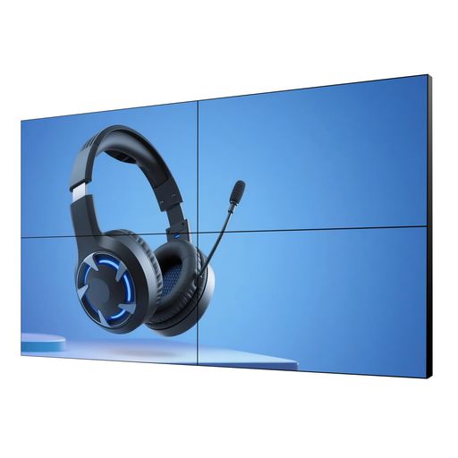 Canlarriz 55インチ 無縁フレーム液晶ビデオウォールモニター 3.5mm超狭ベゼル HDMIループ対応 FHD シームレス連結 VESA取付可 24時間連続稼働 2x2/3x3/4x4構成 コントロールルーム向け