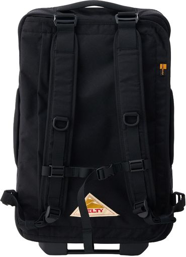 KELTY(ケルティ) アウトドア キャリーケース 2 WHEELS CARRY 取り外し可能なショルダーストラップ 大容量 32L ブラック 3259273426
