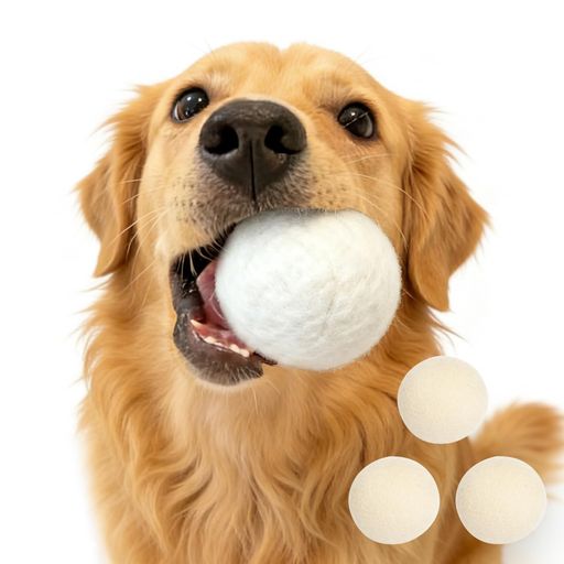 アクティブ 【天然羊毛100%|安心してカミカミできる】 天然羊毛のみを使用した犬用ウールボール。化学添加物を使わず、噛んだりくわえたりしても安心な素材で、口に入れることの多い愛犬にもやさしい設計です。ナチュラル志向の飼い主さんにも選ばれています。 【人工香料ゼロ|天然羊毛そのままの匂い】 多くの犬が強く反応するのは、作られた匂いではなく“自然の匂い”。ニュージーランド産羊毛特有のほのかな獣毛の香りが、嗅覚を刺激し、遊びへの集中力を高めます。 【多彩な遊び方で、体も頭も満たす豊容トイ】 追いかける・投げて取ってくるレトリーブ・部屋の中での巡回遊び・隠して探すノーズワークまで、1つで多様な遊びに対応。体を動かすだけでなく「考える遊び」も促し、飼い主と遊ぶ時間からひとり遊びまで幅広く活躍する知育玩具です。 【高密度なので壊れにくい】 羊毛をしっかり圧縮したアップグレード加工により、型崩れしにくく、噛んでも壊れにくい仕様。音が出ない静音設計なので、夜間や室内でも周囲を気にせず遊ばせることができます。