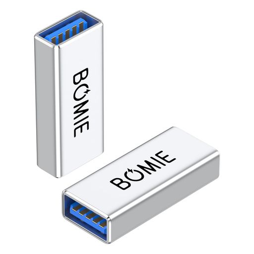 BOMIE USB メスメス 変換 2個セット USB 3.0 カプラー 中継アダプタ 5Gbps 高速デ...