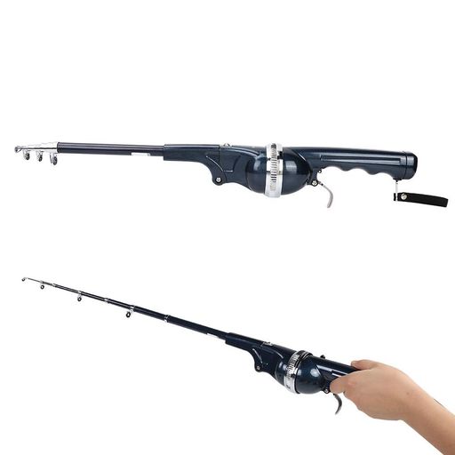 【釣り道具】釣り竿とリールが一体になった2 in 1釣り具です。 【釣り糸付属】釣り糸が付属しているので、自分で簡単に釣り糸を交換できます。釣り竿にはリールが付属しており、ギア比は3.6:1です。 【携帯便利】釣り竿は折りたたみ式で伸縮式なので、持ち運びに便利です。 【快適なグリップ】釣り竿は人間工学に基づいたハンドルで、しっかりとした快適なグリップを実現します。 【商品仕様】色:黒;材質:エポキシ樹脂;最短サイズ:約26.5cm/10.4インチ;最長サイズ:約10.4cm/10.4インチ全長:134cm(ハンドル含まず)ギア比:3.6:1;糸巻量:(mm/m)0.235/120、0.285/100、0.33/80;重量:約550g;パッケージ内容:釣り竿 x 1