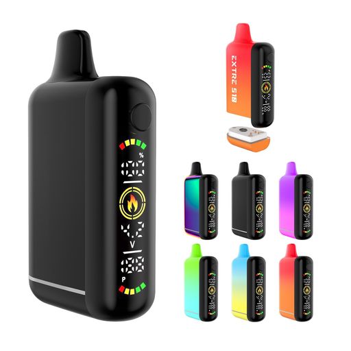 EXTRE 510 ISCREEN BATTERY 電子タバコ バッテリー ベイプ 本体 ヴェポライザー 510スレッド対応 650mah ニコチンなし タバコなし (ブラック)