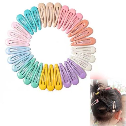 ヘアクリップ ヘアピン 30個セット 子供ヘアクリップ ピン べビー 前髪クリップ サ...