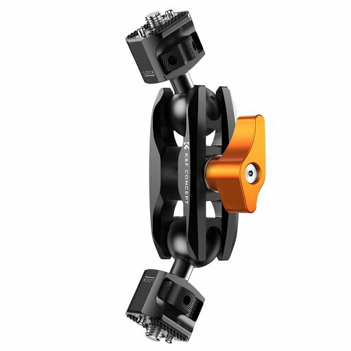 K&F CONCEPT デュアルボールヘッド マジックアーム 1/4”-20ネジ付き多関節マジック...
