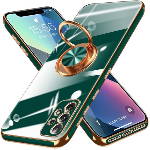 【対応機種】対応 Galaxy A53 5G 専用ですので、機種を間違いないようご注意下さい(この製品はワイヤレス充電をサポートしていません) 【良質の品質材料】高弾性TPUの素材を採用したので、落下時衝撃を吸収し、最小限に衝撃を抑えます;柔らかくから取り出し易くて、携帯の擦り傷も簡単に防止し、着脱しても傷付けにくい、軽く拭いて光沢を復元させます;本体の薄さを維持しながら、カメラレンズも保護出来る高さで設計され、薄さと保護性を両立させて、美観と実用性を兼ね備えています 【車載ホルダー対応 &amp; スタンド機能】 360度回転、180度スイング可能;ケースを横置きにするとスタンド機能になり、持たず動画鑑賞などを楽しむことができます;車載スタンド対応:内部には金属が内蔵され、マグネット式車載スタンドに対応 【耐久性】耐熱、耐寒性、破損や汚れに優れた良質の品質のTPU素材を使用しており、防指紋、アンチグレア加工で指紋の付着及び汚れの付着を軽減し、埃がつきにくいです;長く使用したら、万が一汚れても濡れた毛布でふき取るだけで綺麗になります