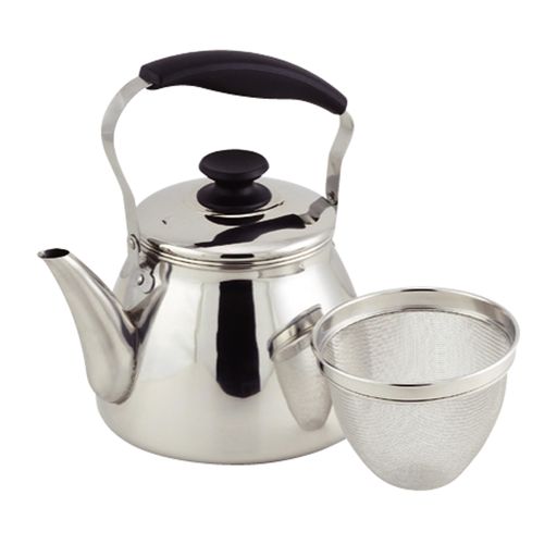 パール金属広口ケトル1.6L茶こし...