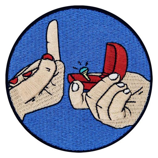 ZEGINs私の愛は、どこにいるの刺繍のバッジのアイロン付けまたは縫い付けるワッペン