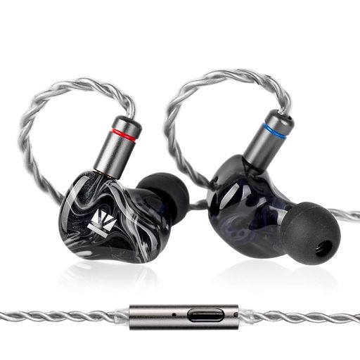 イヤホン 有線 KBEAR SR-8 海の心 イヤモニ iem 1DD+3BA 8mm液体シリコーン振動板ダイナミックドライバー 中華イヤホン 3Dプリント樹脂製筐体 優先 モニターイヤホン イヤモニ風 カナル型 低音強…
