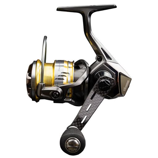 型番: CCB-2500SHA [ギア比: 6 / 最大ドラグ力: 8kg / 自重: 242g] ナイロンライン糸巻量目安: 6lb (1.5号)-100m / 8lb (2号)-70m , PEライン糸巻量目安: 0.8号-150m / 0.6号-200m カーボンハンドル: 55mm / 最大巻上長(ハンドル1回転) : 88cm / ベアリング数BB+ローラ―: 7+1 カーボンハンドルアーム+EVA軽量ノブ / フリクションレスメインシャフトデザイン / マルチディスク・カーボンファイバー・ドラグシステム採用 淡水・海水両方使用可能