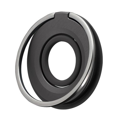 LEPLUS スマートフォンリング「MAGTUS」 MagSafe対応 互換性 Dual Magnet Ring ブラック LN-SMRG13BK