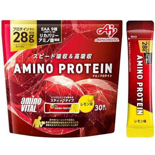 アミノバイタル 味の素 アミノプロテイン レモン味 30本入